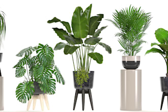 create game ready realistic 3d trees  speedtree assets for unreal