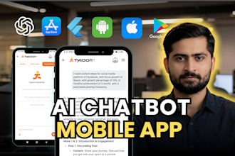 build custom ai chatbot development for flutter mobile app