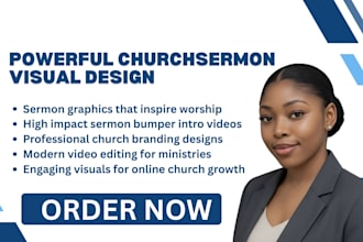 create church sermon graphics sermon bumper intro video video editing design HD