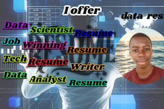 design an expert data science resume for tech jobs