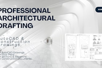 architectural drafting, floor plans and technical drawings