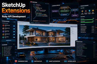 develop custom sketchup ruby plugins