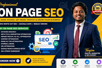 do professional one page seo optimization