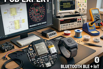 design esp32 bluetooth wearable pcb for health and fitness devices