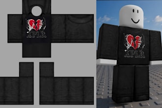design high quality y2k grunge aesthetic realistic streetwear roblox clothing