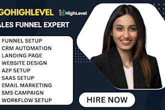 setup gohighlevel automation funnels websites and a2p 10dlc for saas