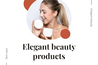 create aesthetic skincare and beauty social media posts