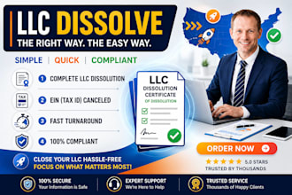 legally dissolve your llc, close ein, and manage business compliance