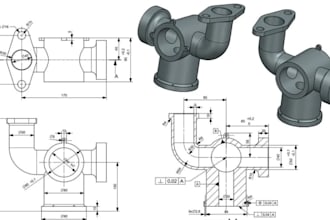 do reverse engineering , scan to cad , stl to step 3d mesh cad design