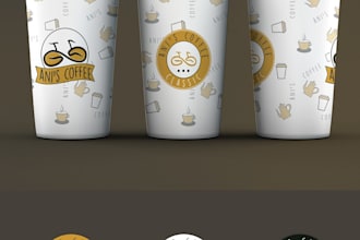 do creative paper cup packaging design