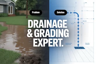 professional grading and drainage plan for your site