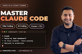 teach you how to use claude code, vibe code, ai coding