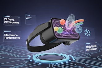 create high performance oculus meta quest VR game app for standalone devices