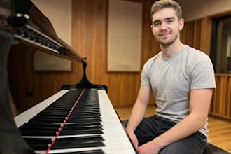 record a professional piano track for your project