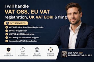 do vat oss, eu vat registration, vat oss filing, uk vat eori, vat calculations