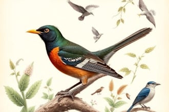 draw birds or animals in scientific illustration digitally