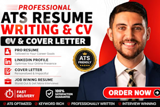 write ats engineer resume, nursing resume,  CV and cover letter for job wining
