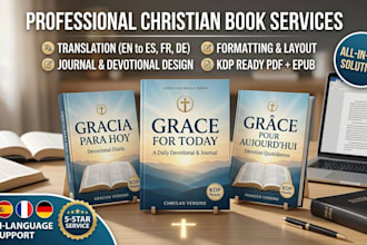 translate format and design your christian ebook or journal