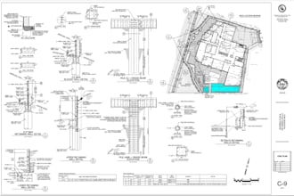 draw structural design, retaining wall, foundation design and wall design
