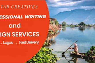 do professional content writing and logo design services