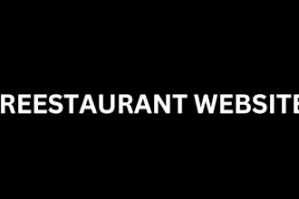 design food website for restaurant