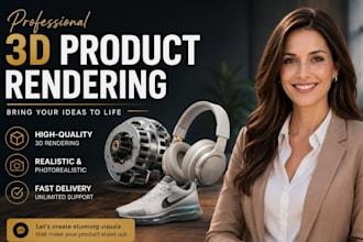 do 3d product modeling and 3d product rendering for amazons