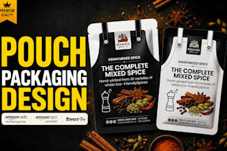 do food pouch packaging for spice, coffee, tea, supplement, gummy, snacks