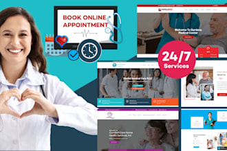 design medical and healthcare website
