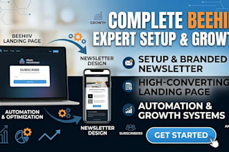 setup beehiiv newsletter redesign beehiiv website landing page beehiiv automatio