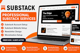 setup substack newsletter design, substack publication, substack newsletter