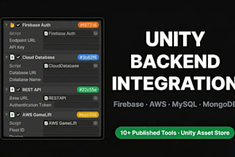 integrate backend into your unity game