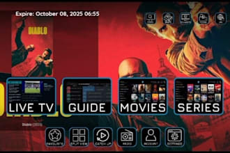 rebrand iptv app, ibo player, smarter iptv for andriod or IOS device