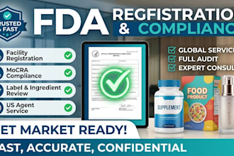 do fda registration and cosmetic mocra compliance for your product