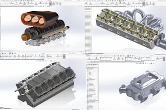 design mechanical machine assembly tractor cad industrial equipment in solidwork