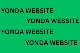 design or redesign your yonda website