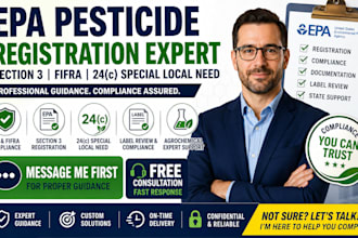 review, guide, and support your epa section 3 or 24c registration