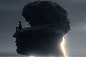 create surreal artwork for album covers and branding