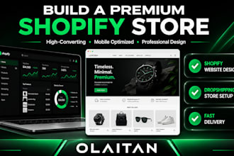 build a premium shopify dropshipping store that converts