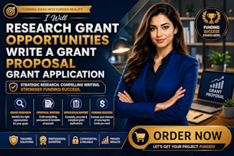 research grant opportunities, write a grant proposal, grant application