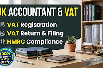be your UK accountant for UK vat registration and vat return filing
