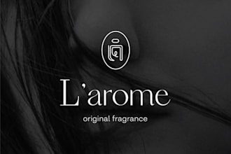 create a feminine cosmetic logo design with premium branding