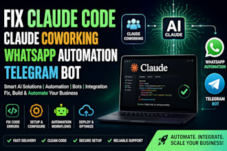fix claude code, claude coworking, whatsapp automation, and telegram bot