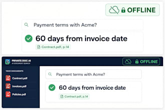 build a private ai document search that runs offline on your own machine