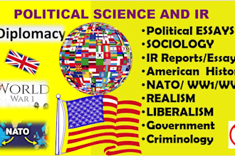 do political science, international relations, diplomacy and sociology