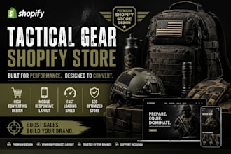 build firearm website ammunition website firearm shopify store