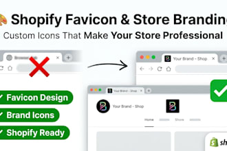 shopify favicon and shopify store branding icon