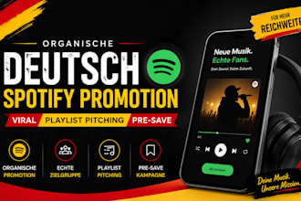 organic deutsch spotify music promotion viral spotify presave playlist pitching