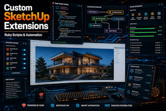 create custom sketchup plugins and ruby scripts