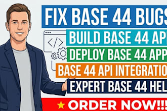 build base 44 app, fix base 44 bugs, deploy base 44 apps with API inetgrations