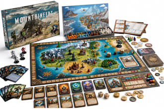 design engaging board game mechanics, card games, and rulebooks